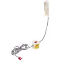 110-250V 30 светодиодный светильники для швейной машинки Рабочая лампа на гибкой ножке с магнитной основой G07 большое значение 4 апреля