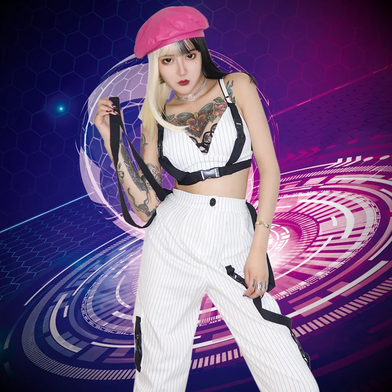 

DJ Costume New Sexy Jazz Dance Costumes Women Pole Dance Clothing Sexy Outfits For Woman Nightclub Bar Stage Costume DQS2106