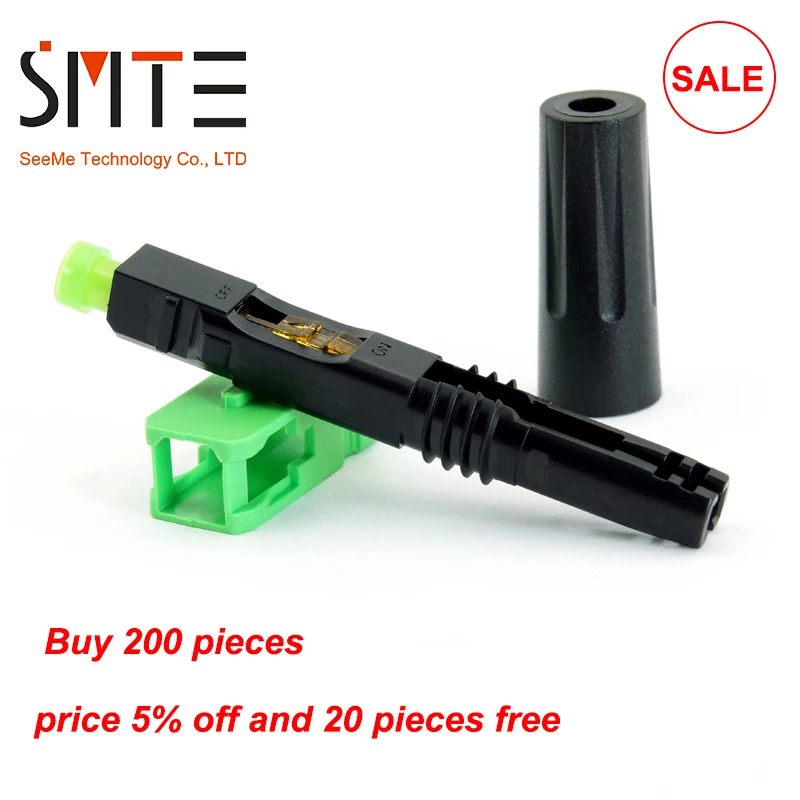 100 шт./лот SC/APC NPFG 8802 TLC/3 XF 5000 0322 3 55 мм Высокое качество быстрый разъем FTTH Волоконно