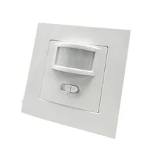 110 V-220 V европейского стандарта 80 настенный выключатель Умный дом светодиодный инфракрасный контроль энергосберегающие задержка света датчик движения выключатель света