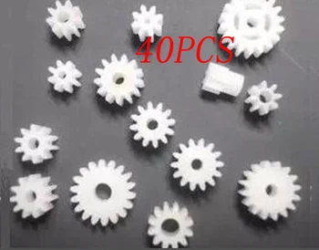 

40PCS 0.5 Modulus Main Axle Gear for 2mm Shaft Motor Gearbox Gearwheel 8/10/12/14/16 Tooth Pinion Parts RC Car/Boat Model