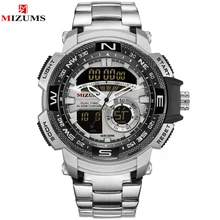 MIZUMS Топ люксовый бренд мужские военные спортивные часы светодиодные цифровые наручные часы 30 м водонепроницаемые мужские часы Relogio Masculino