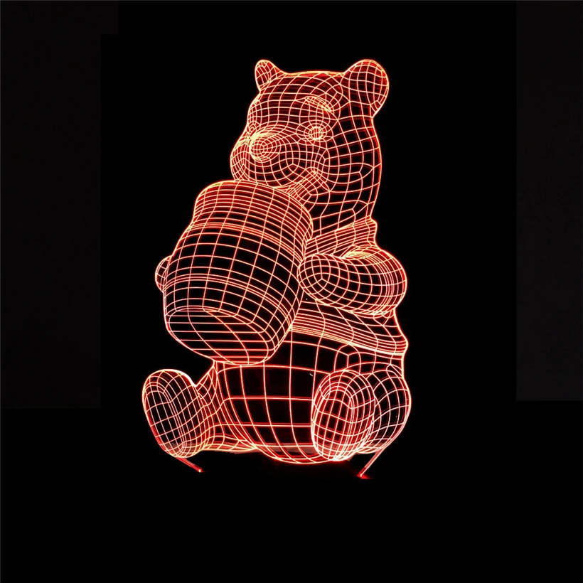 bear 3D night light (10)