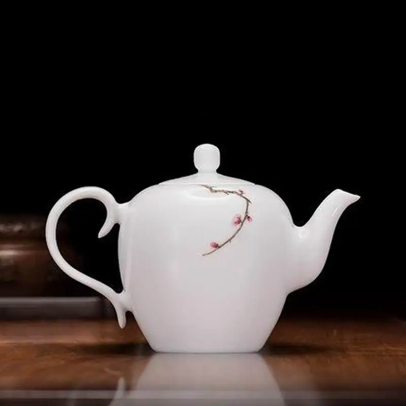 Jingdezhen porcelain Hand painted teapot Ceramic kungfu tea set Single