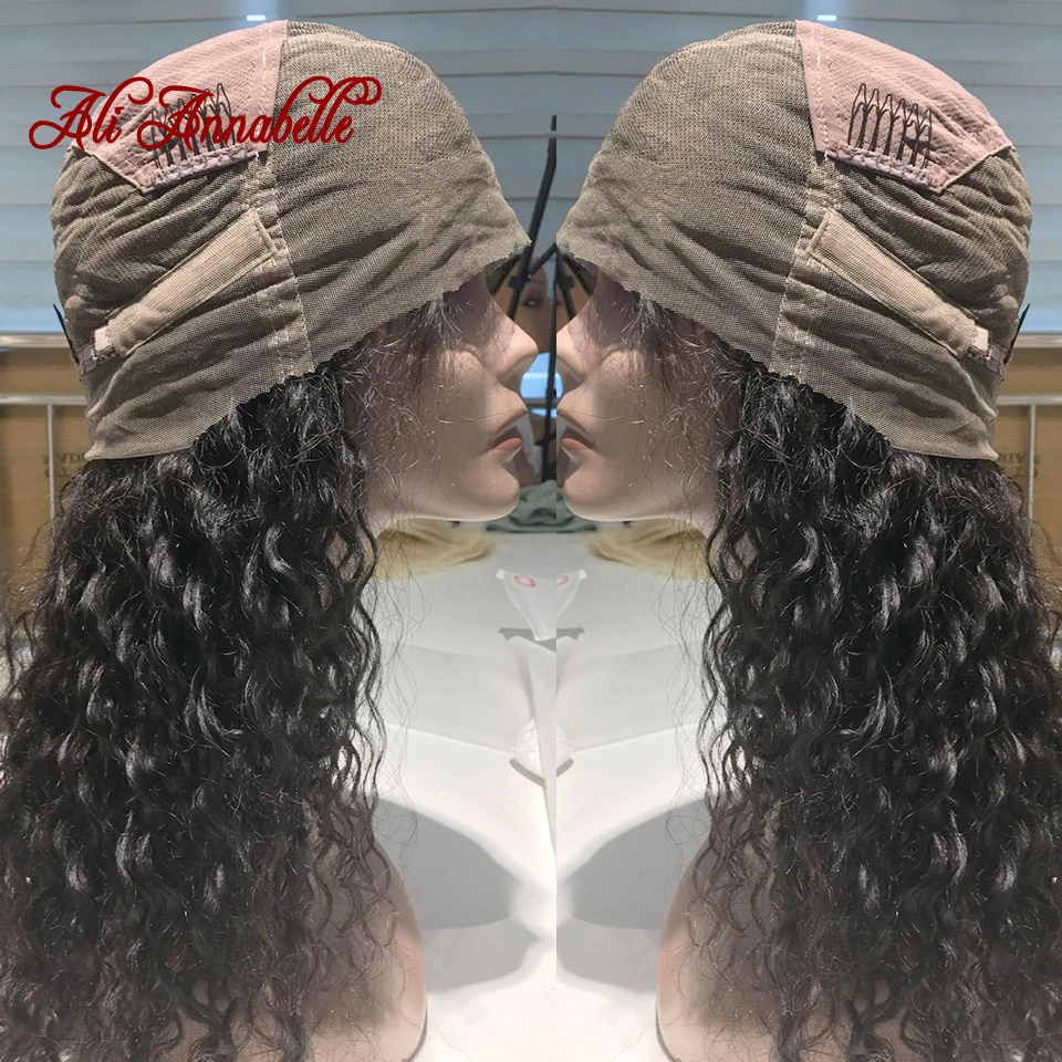 Бразильские кудрявые человеческие волосы парики предварительно выщипанные полностью кружевные человеческие волосы парики с естественными волосами 150% бразильский кудрявый парик