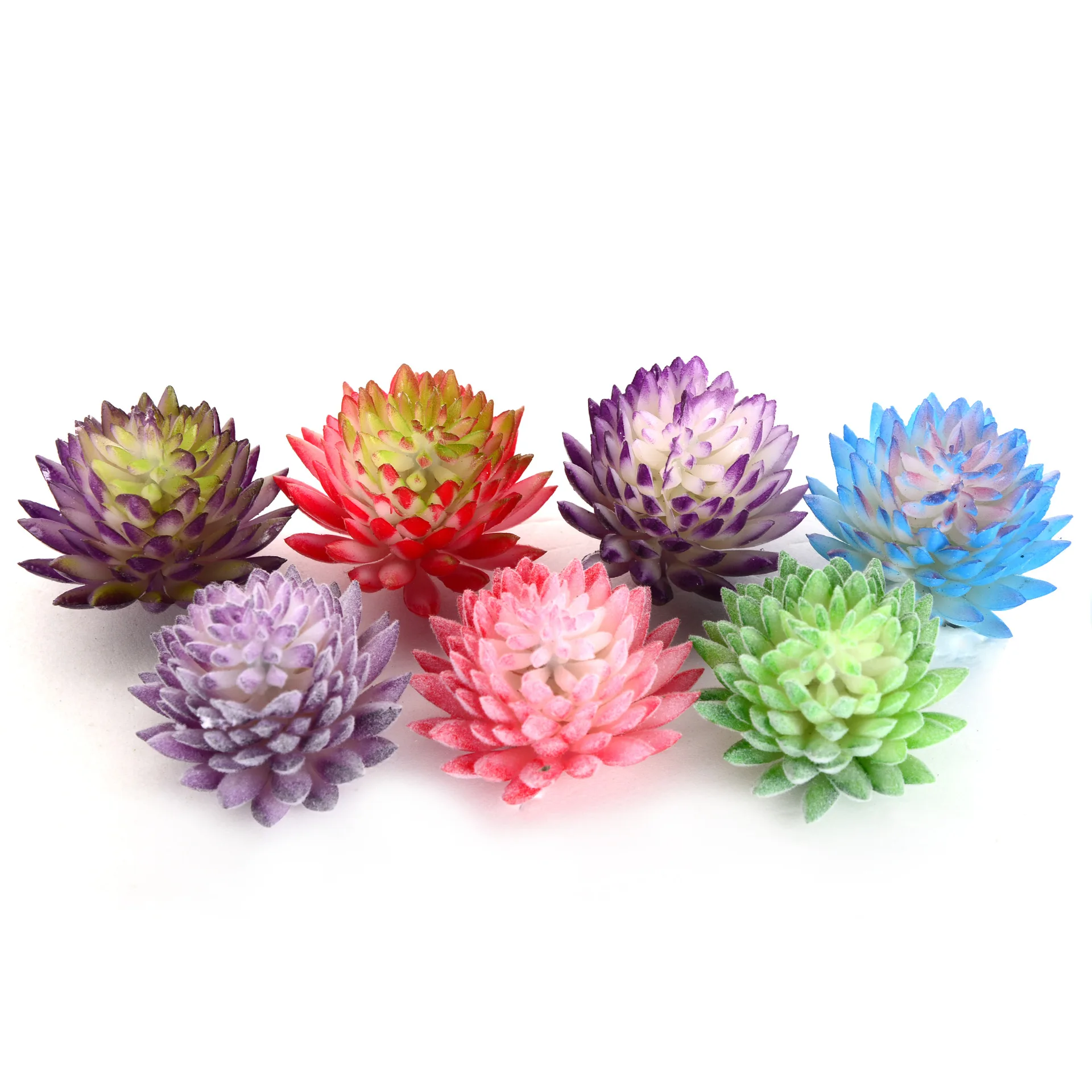 

2 X Mini Artificial Succulent Plant Office Wedding Home Decor Kat Baby Lotus Simulation Succulents Fashion Creative Floral Artif