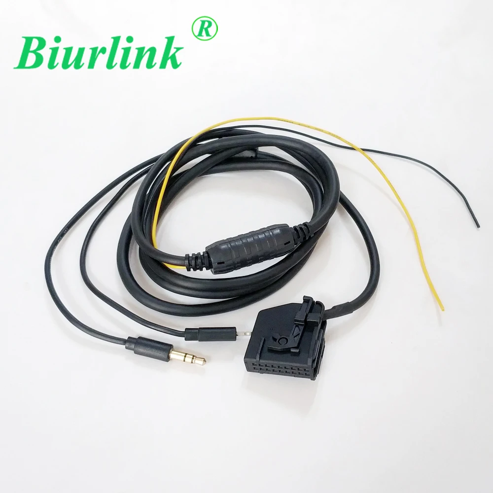 Кабель адаптер Biurlink 3 5 мм AUX IN для VWolkswagen AUDI Ford Golf Mk5 T5 Navi MFD2 RNS2 18Pin CD переходник iPhone