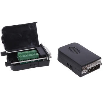 

1Pcs DB15 D-SUB 2 Row 15 Pin Plug Breakout Terminals Board Connector