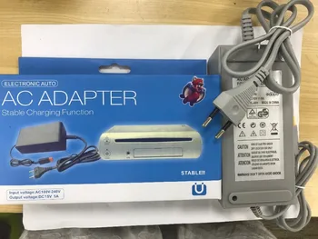

EU/US Plug AC adapter power supply for WIIU WII-U console Host charger 100V-240V