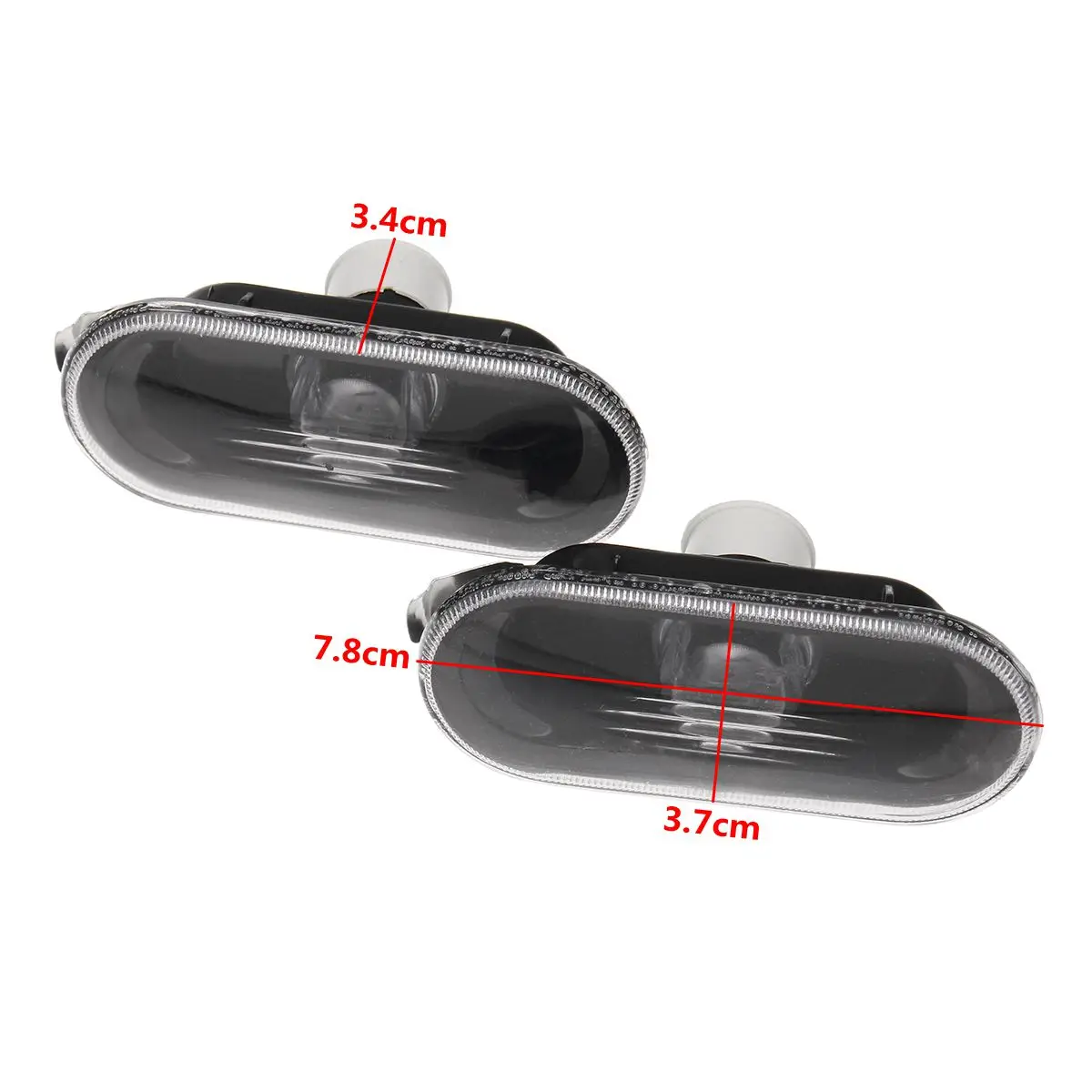 Новинка пара боковых маркеров для бампера Volkswagen/VW Jetta Golf MK4 1999 2000 2001 2002 2003 2004 2005|markers
