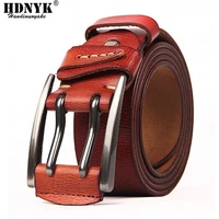 100% ремни из натуральной воловьей кожи для мужчин, фирменный мужской ремень с пряжкой, Модные Винтажные ковбойские ремни для джинсов, бесплатная доставка - изображение