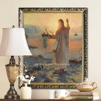 

Jesus Christ Jesus Canvas Posters and Prints Wall Art Pictures for living room Home Decor cuadros decoracion Oil painting 111