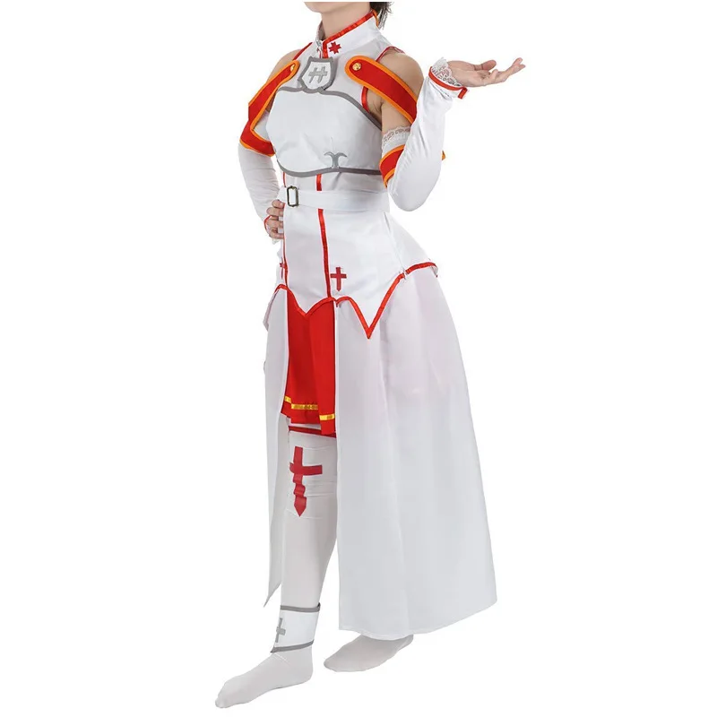 

Anime Sword Art Online Cosplay Yuuki Asuna Cosplay Costumes Suit Performing Halloween European size Free Shipping