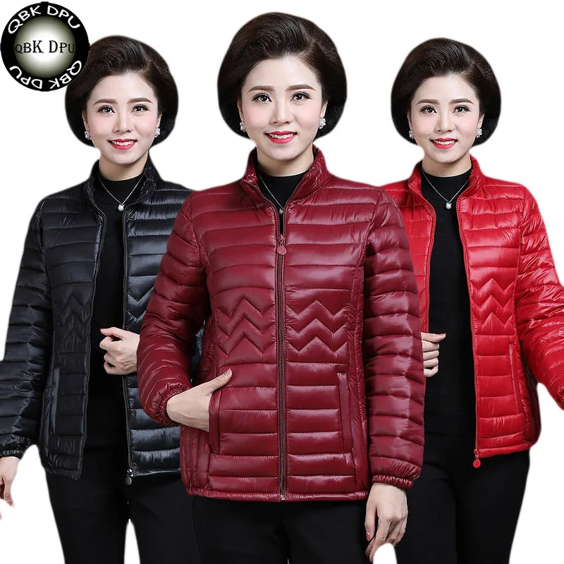 

2019 New Basic women winter jacket short cotton padded womens coat autumn casaco feminino inverno solid color parka stand collar