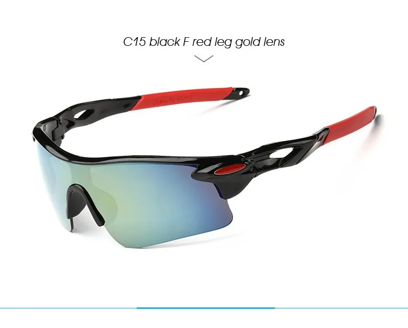 C15 black F red leg gold lens