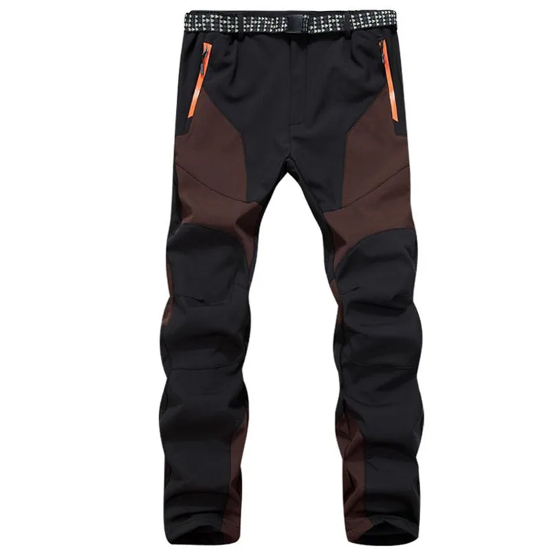 Iemuh marca deportes al aire libre hombres escalada Pantalones de senderismo Inner fleece Softshell Pantalones viento impermeable camping trekking Pantalones
