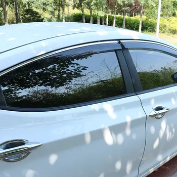 

2011 2012 2013 2014 4 Pcs/Set SUNNY Wind Rain/Sun Guards Visor Vent,Awnings & Shelters for Nissan SUNNY