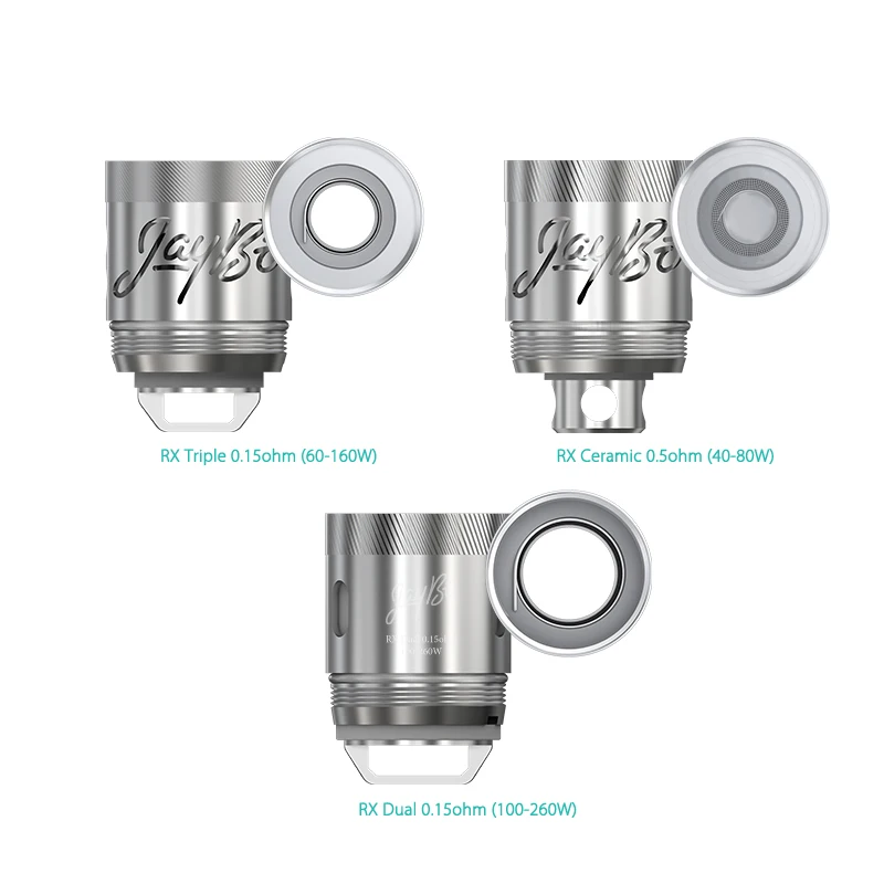 

100% Original Wismec Reux Head 0.15ohm Replacement Coil RX Dual Head/RX Triple Head/RX Ceramic Head for rx Tank 5pcs/lot