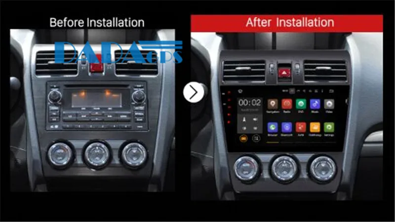 Excellent Newest Android 7 Car Radio GPS Navigation For Subaru Forester 2013 2014 no DVD Player Car Stereo Multimedia FreeMap Vehicle Auto 2