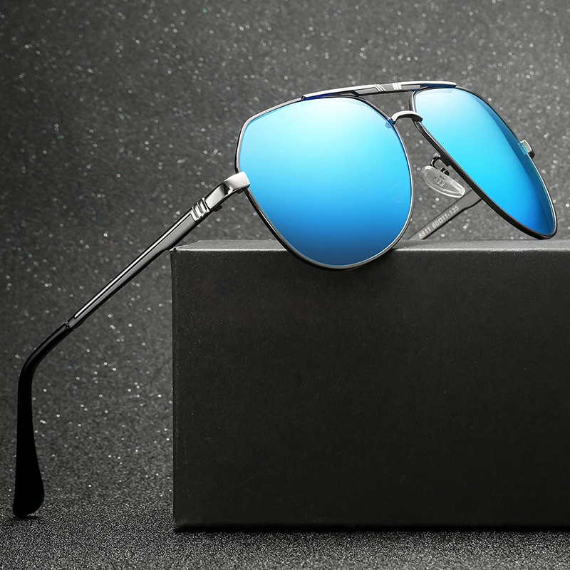 

Polarized Sunglasses Man Brand Designer High Quality Anti-Reflective Pilot Drivering sunglasses gafas oculos de sol Z8811