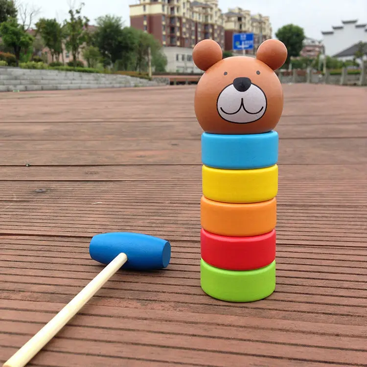 Free shipping, children's wooden toys, 4 piece suit, harmonica, whistle, classic toys