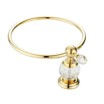 

Refined Copper Towel Ring Wall Mounted Towel Holder Pendant Bathroom Rings