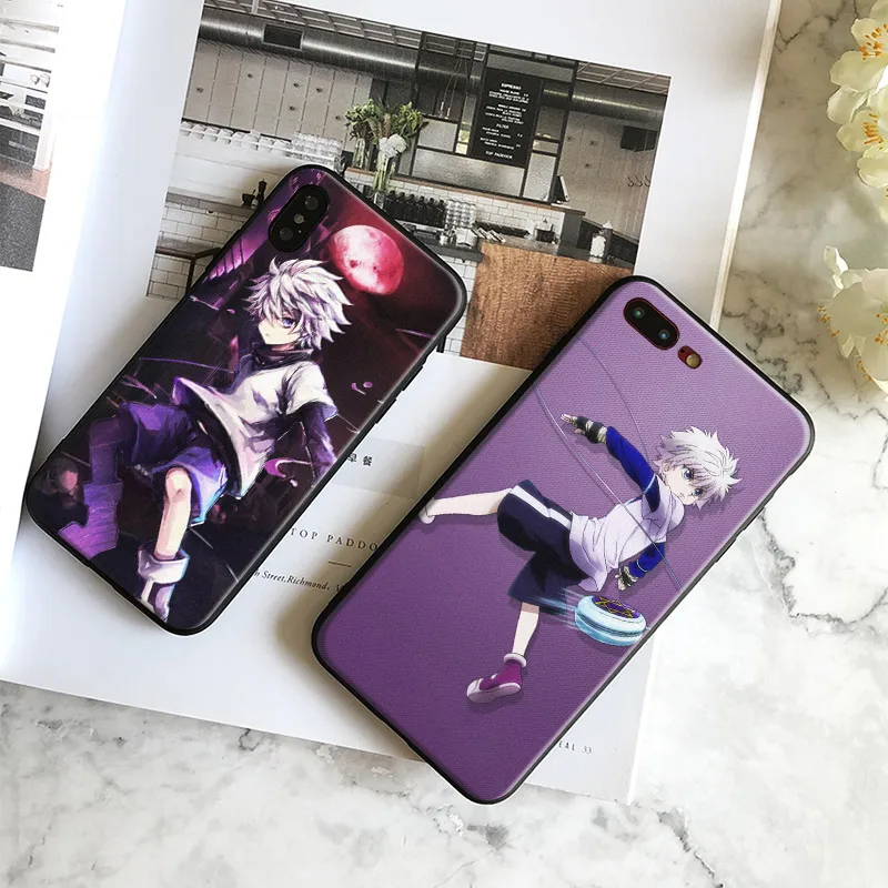

Killua Zoldyck HUNTER x HUNTER HxH Soft Silicone Phone Case Cover Shell For Apple iPhone 6 6s 6Plus 6sPlus 7 8 7Plus 8Plus X