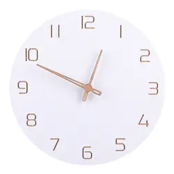 29 см в скандинавском стиле Модные Простые бесшумные настенные часы домашний декор чистый белый Тип настенные часы кварцевые Современный