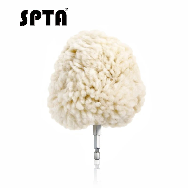 SPTA 4 &quot(100 мм) полировка из натуральной шерсти шариковая Подушка с шестигранным