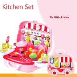 Новый 2 типа 1 компл. моделирование Кухня Посуда Ролевые игры комплект Развивающие игрушки для детей Интимные аксессуары Портативный