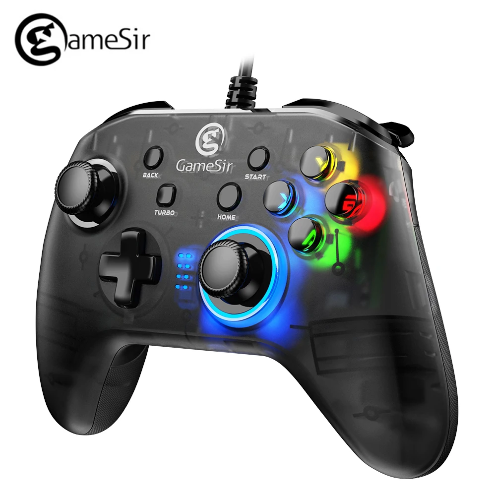 GameSir T4w геймпад проводной usb контроллер Поддержка вибрации USB Проводная