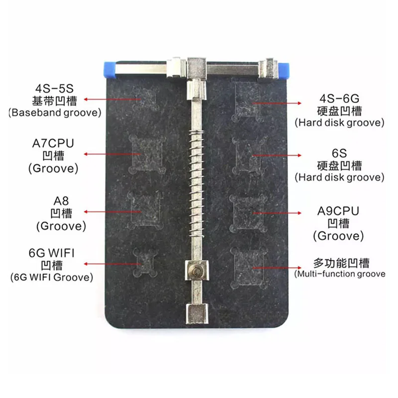 Крепление для ремонта платы мобильного телефона держатель печатной платы рабочая станция платформа фиксированная поддержка зажим стальная печатная плата держатель для ремонта пайки