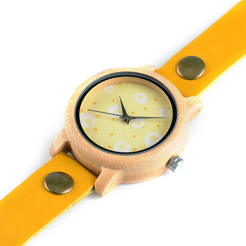 35mm BOBO BIRD Luxury Brand Women Wristwatches Wood Watch Female (5)