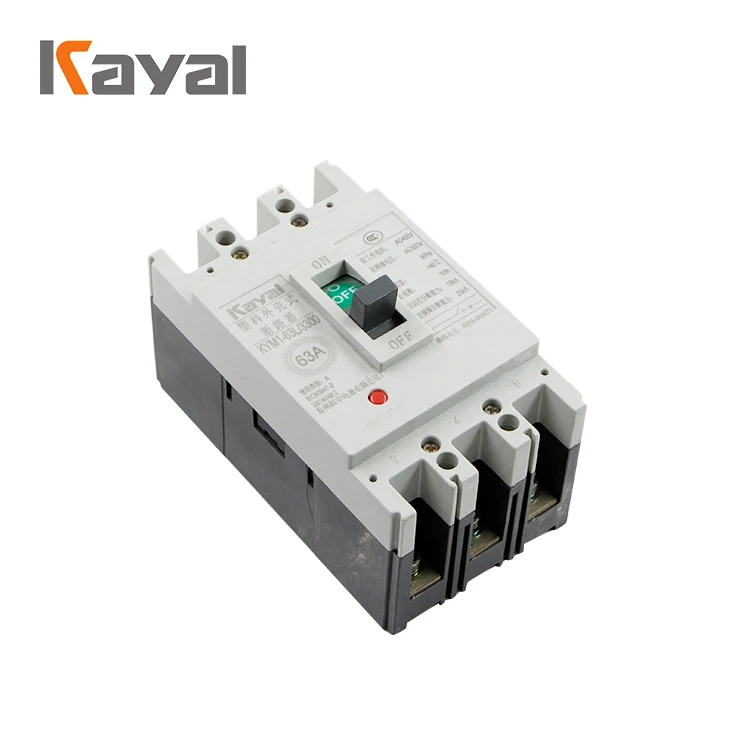 Подлинная Kayal CM1 2P 3P 4P 100A 63A Mccb литой корпус автоматический