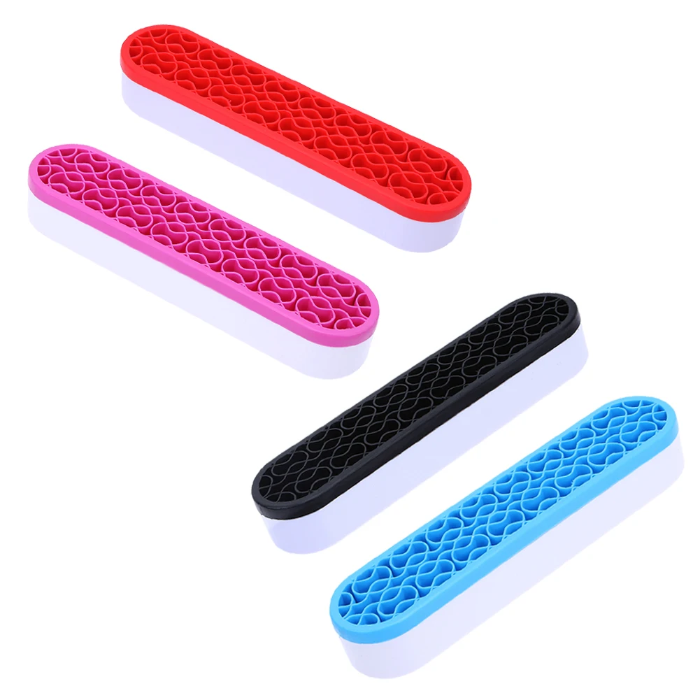 

4 Colors Lipstick Make up Brushes Holder Display Stand Makeup Cosmetic Storage Box Women Cosmetics Brush Organizer Case