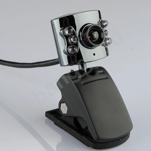 

kebidumei 30.0 Mega Pixel USB 2.0 Camera Webcam + 6 Led Light Dimmer 30M HD Web cam With Mic Microphone for PC Computer Laptop