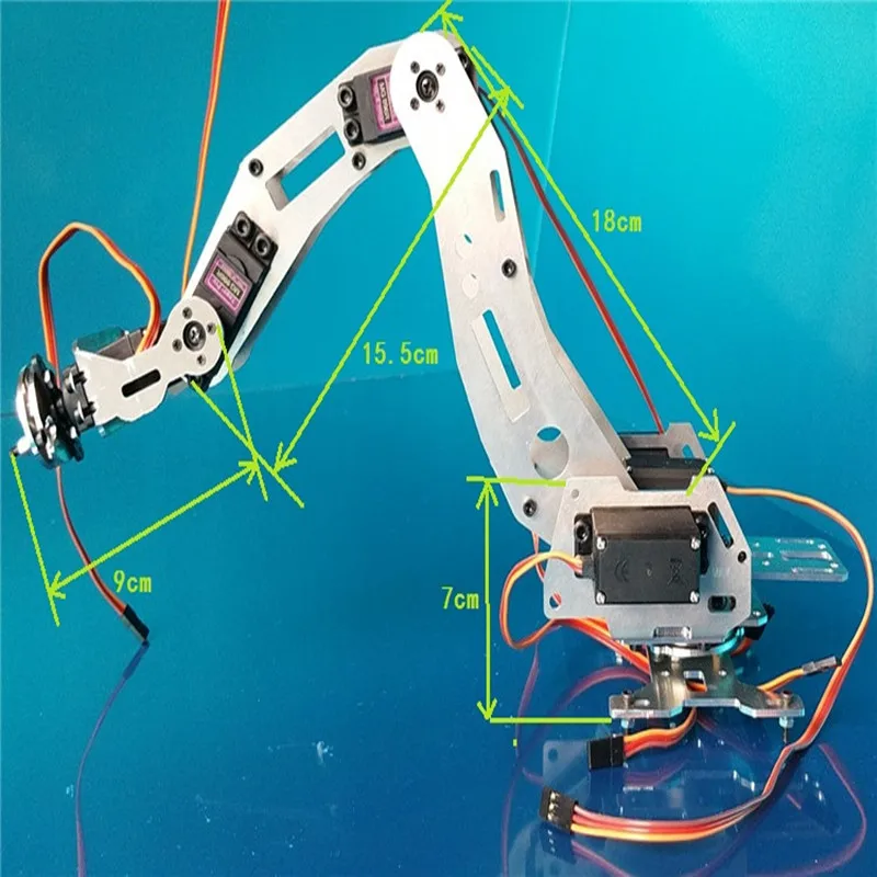 6 осевой робот манипулятор DOF модель робота без контроллера MG996R|robot model|6 dof robot