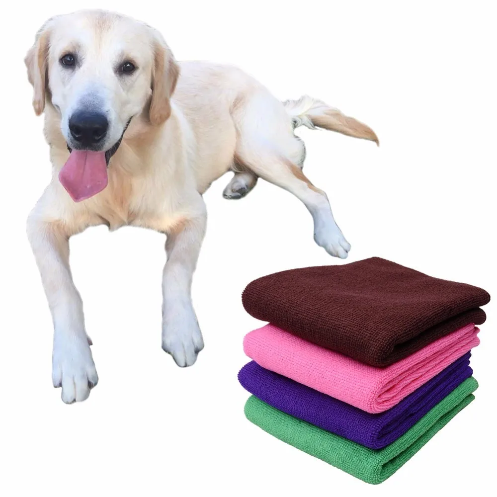 Buy 1pcs 30*70cm Absorbent Pet Dog Bath Towel