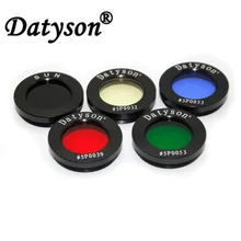 Datyson 5 цветов/комплект 1,2" Astro фильтры с M28x0.6 Метрическая Тонкая нить для астрономические телескопы с большим выбором оптики линза планет туманность