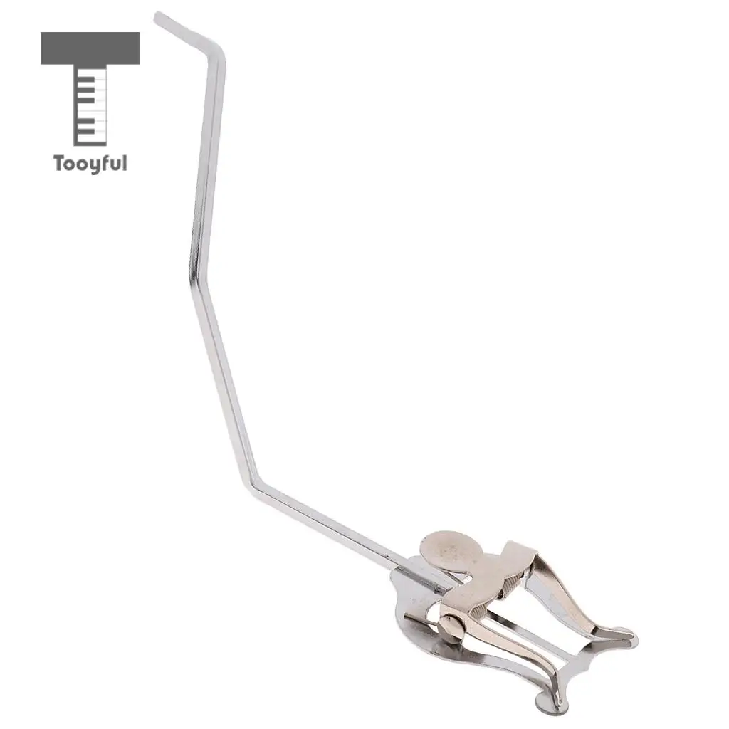 Tooyful Nickel-plated Trumpet Marching Clamp-on Lyre Sheet Music Stand Instrument Holder