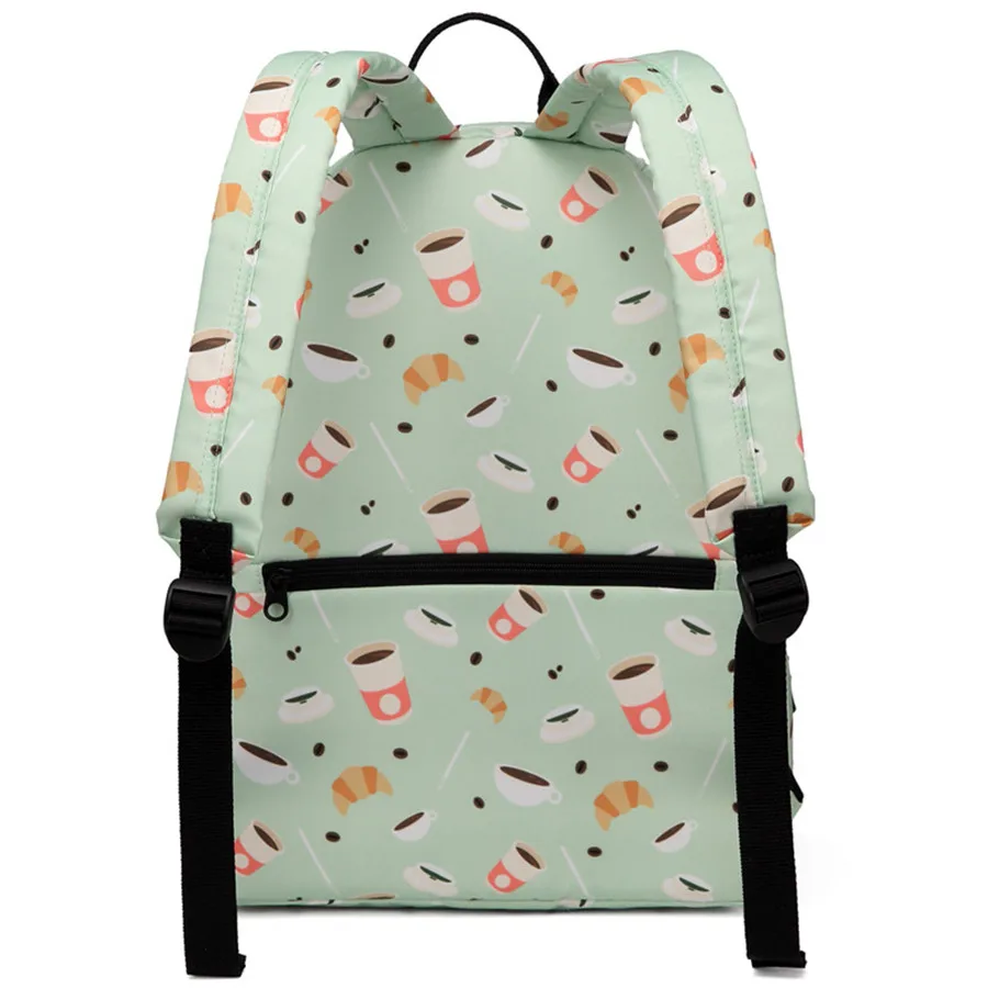 2018 Brand New Heine Multifunctional Coffee& Cola Printed Mummy Diaper Bag Fashion Mother Travel Leisure Backpack09
