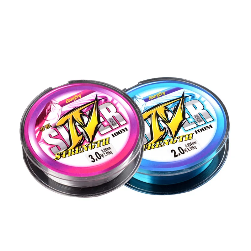 Fishing Line Nylon Braided 100M Super Strong Line 0.1-0.45mm Multifilament Fishing Line For Carp Fishing Wire jooyoo Brand