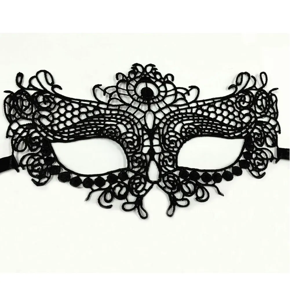 1 шт., Женская кружевная маска на глаза, сверкающая Сексуальная кружевная маска для Венецианского костюма, маскарада на Хэллоуин, вечерние, карнавальные украшения - Цвет: type 6