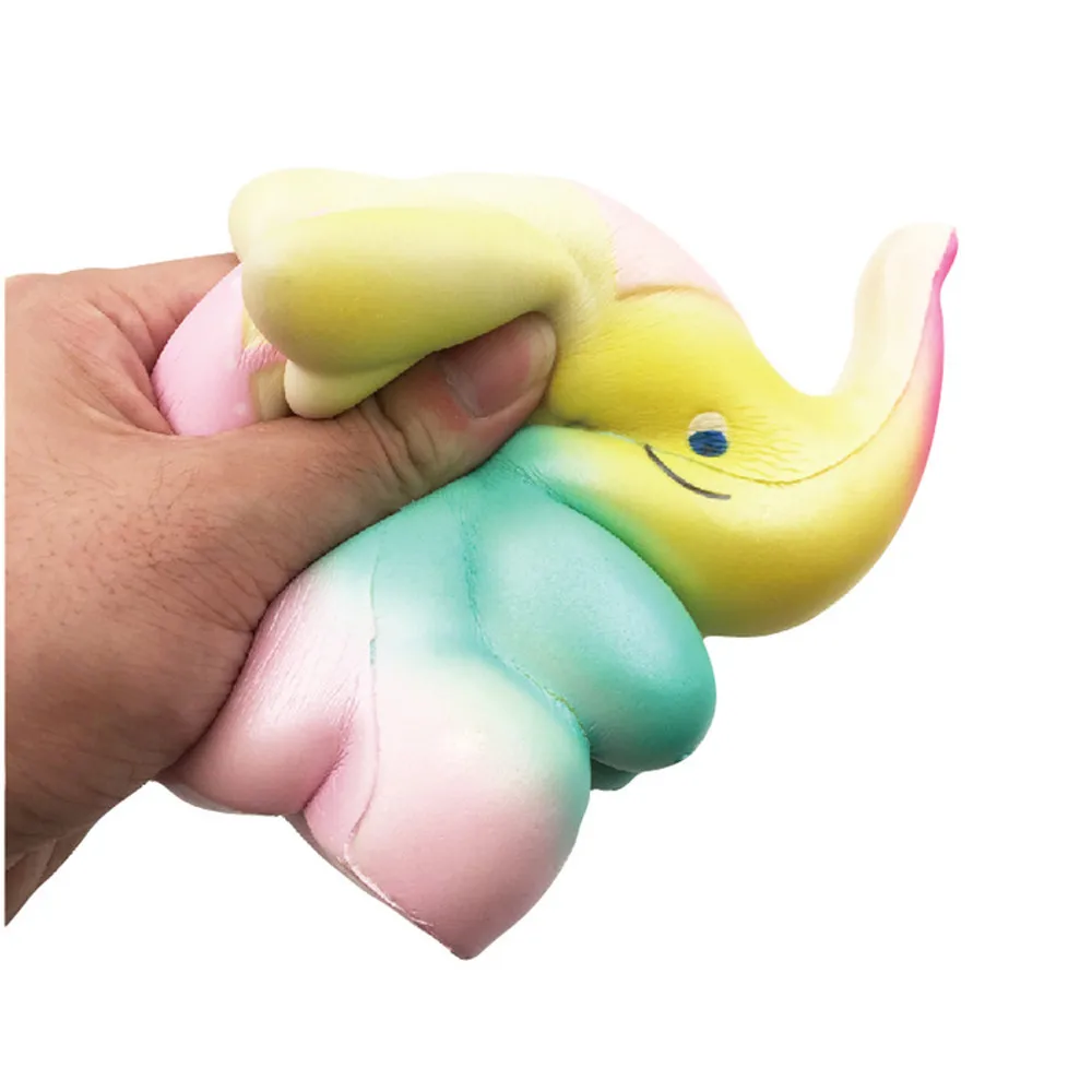 Симпатичные мягкими Игрушечные лошадки снятие стресса Galaxy слон squeeze Dumbo Kawaii игрушка офис снятие стресса весело Игрушечные лошадки для