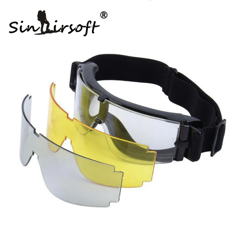 Prix pour SINAIRSOFT 2017 USMC Airsoft x800 Tactique Vélo Lunettes lunettes de Soleil Guerre jeux Lunettes Coupe-Vent miroirs GX1000 Noir 3 Lentille Prix pour SINAIRSOFT 2017 USMC Airsoft x800 Tactique Vélo Lunettes lunettes de Soleil Guerre jeux Lunettes Coupe-Vent miroirs GX1000 Noir 3 Lentille