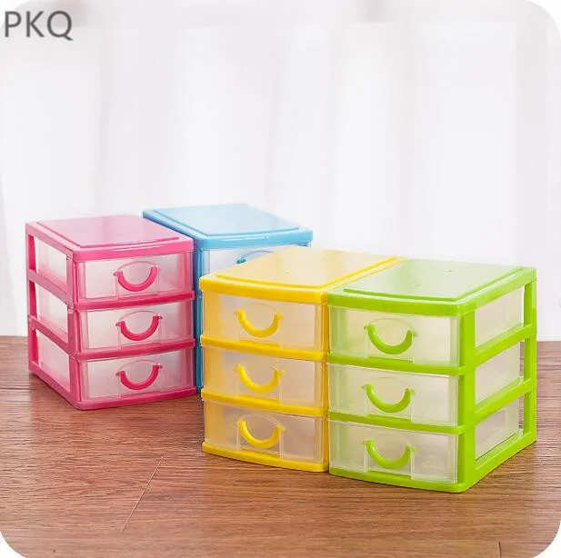 Baby Nursery 2 Pack Storage Box Drawer Plastic Transparent