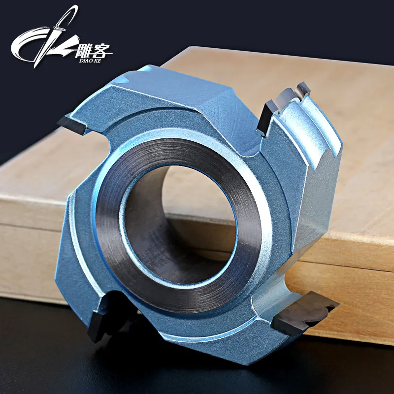 

1PCS Woodworking Tool Thickness 4 flutes Spiral Wood Shaper Cutters Tungsten Carbide Blade for Moulder Machine