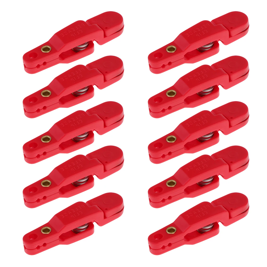 4~10pcs Snap Release Clips for Weight Planer Board Kite Offshore Fishing Outriggers Release Clip Planer Board