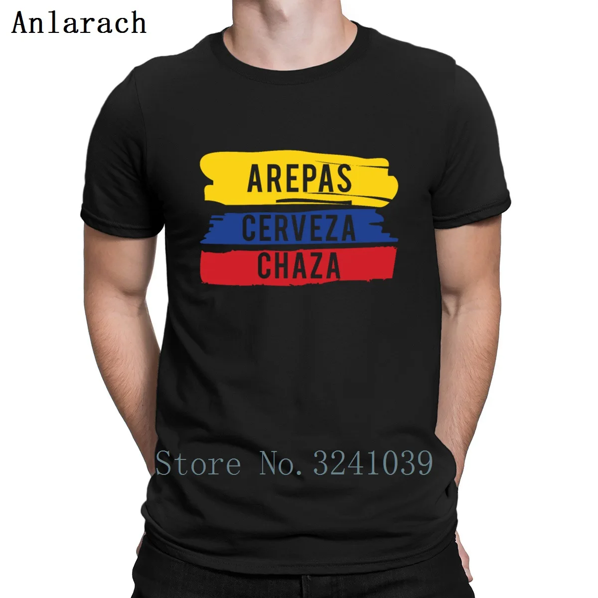 

Colombia Flag Chaza Game Graphic Arepas Cerveza T Shirt Sunlight Summer Custom Tee Shirt Cool Round Collar Outfit Building Shirt