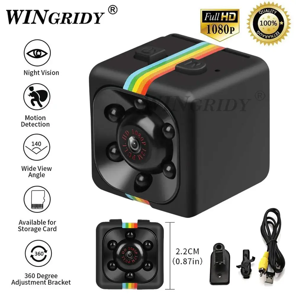 

Original Mini Camera SQ11 SQ23 SQ13 SQ12 FULL HD 1080P Night Vision WIFI Camera Waterproof shell CMOS Sensor Recorder Camcorder